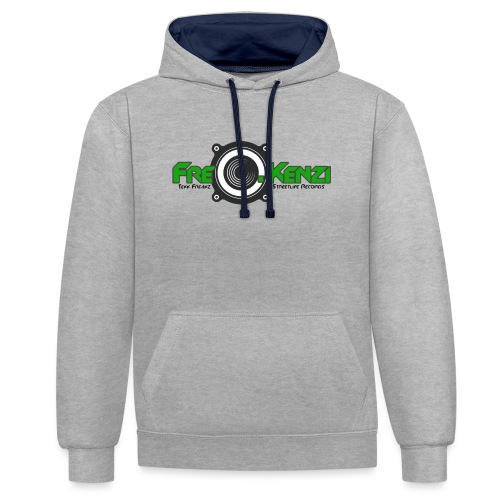 FreQ.Kenzi Logo - Kontrast-Hoodie
