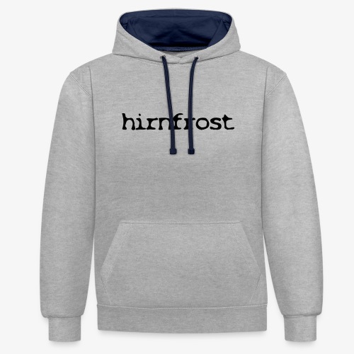 Hirnfrost - Kontrast-Hoodie