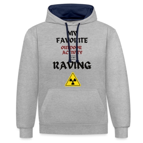 Raving - Contrast hoodie