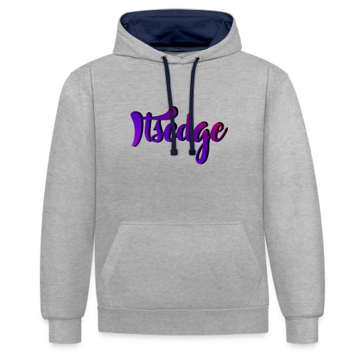 ItsEdge Signature Purple - Contrast Colour Hoodie