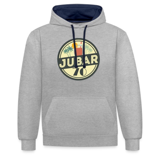 Norman Jubar Logo - Kontrast-Hoodie