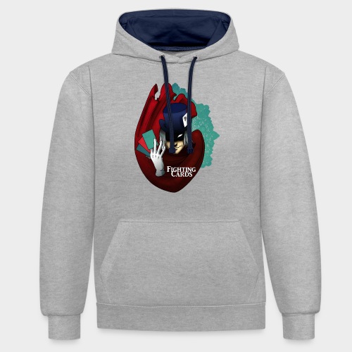 Fighting cards - Magicien - Sweat-shirt contraste