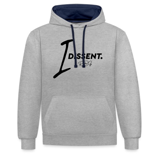 I dissented - Contrast Colour Hoodie