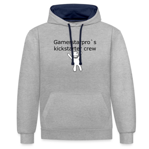 Kickstarter crew - Kontrast-hoodie