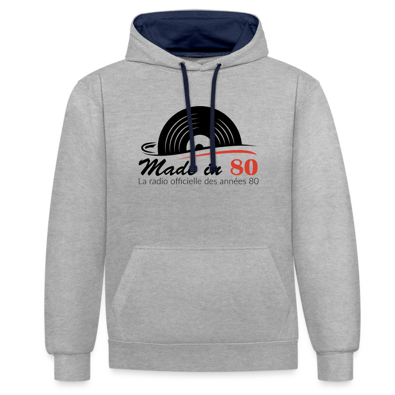 Made in 80 - Sweat-shirt contraste