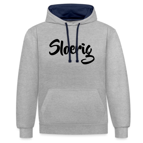Sloerig - Contrast hoodie