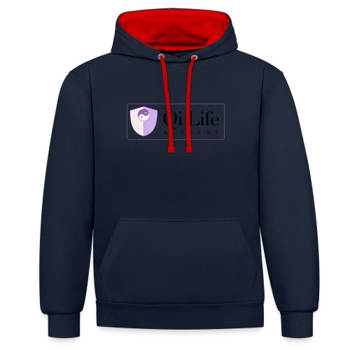 Qi Life Academy Promo Gear - Contrast hoodie