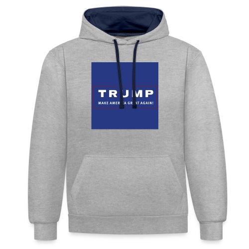 trump - Contrast hoodie