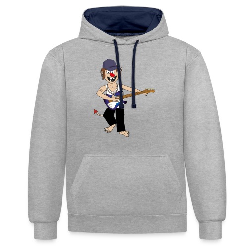 Baby trold - Kontrast-hoodie