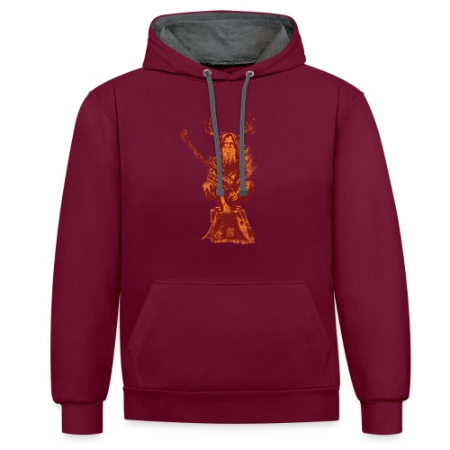 Leshy Red/Yellow - Contrast hoodie