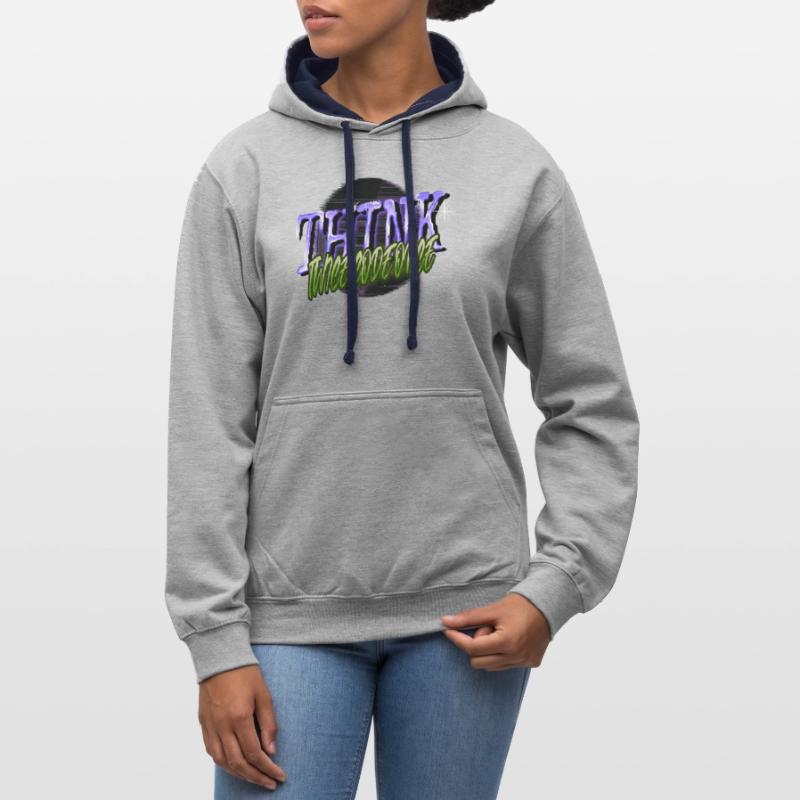 admin computer programming Kontrast-Hoodie