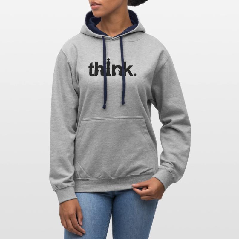 THINK Contrast hoodie