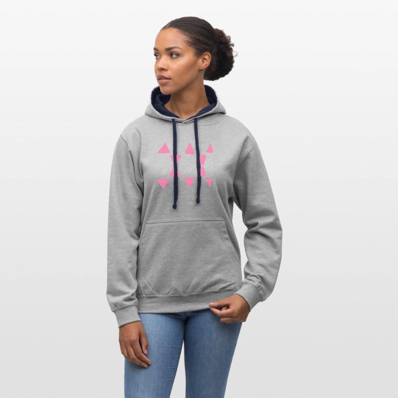 Contrast hoodie