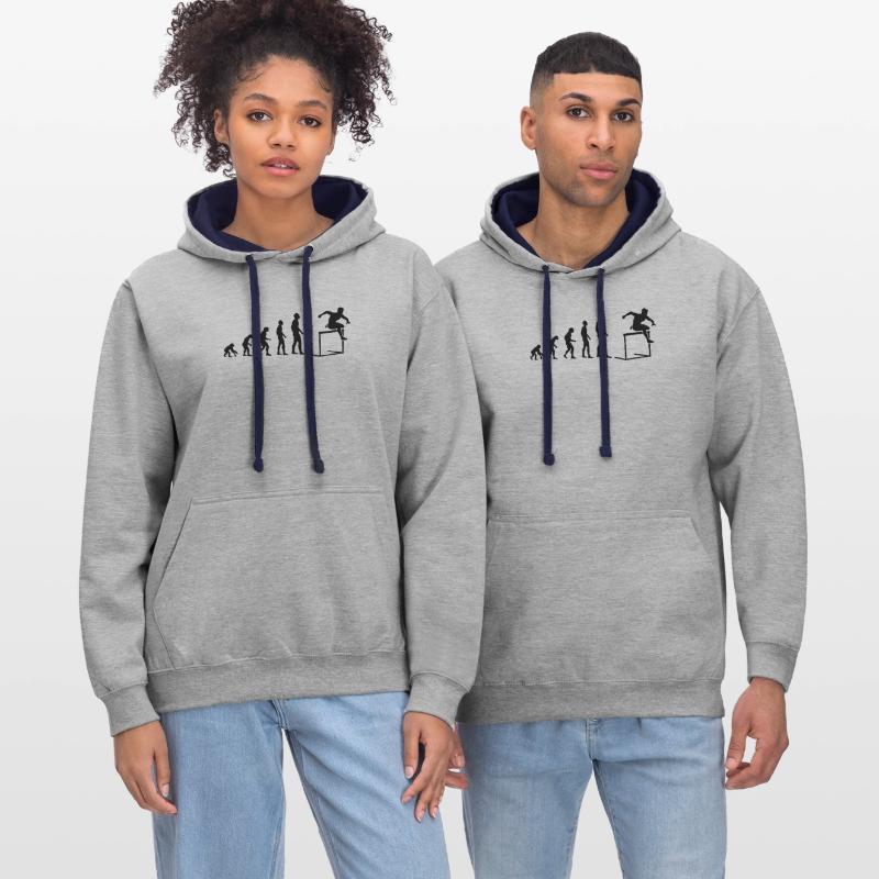 Evolution Obstacle Course Sport Evolutionary Contrast hoodie