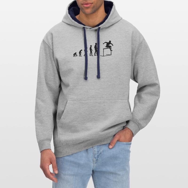 Evolution Obstacle Course Sport Evolutionary Contrast hoodie