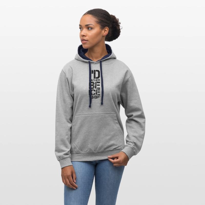 Kontrast-Hoodie