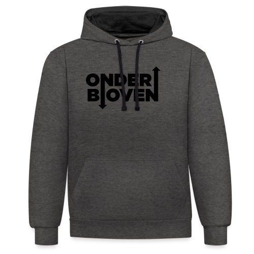 LOGO_ONDERBOVEN - Contrast hoodie