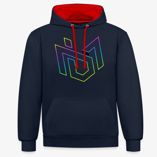BlakeMusic Symbol RGB-Stroke - Contrast hoodie