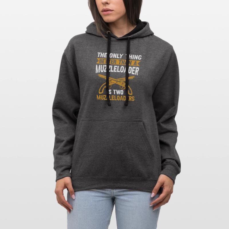 Vorderlader Muzzleloader Muzzle Loading Contrast hoodie