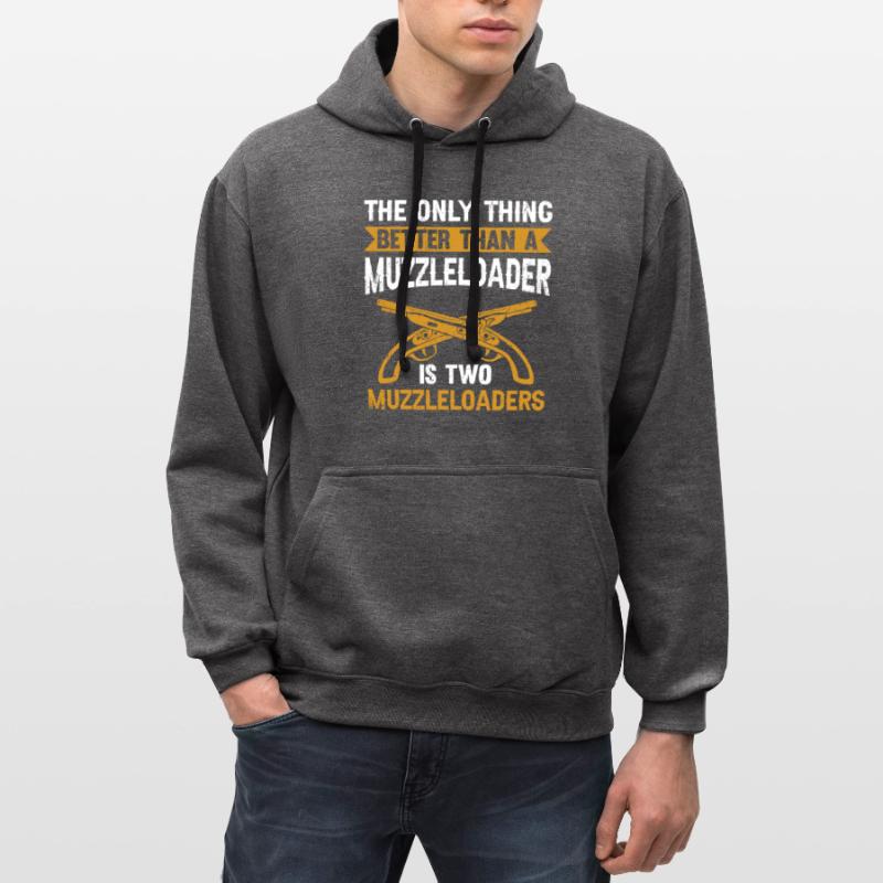 Vorderlader Muzzleloader Muzzle Loading Contrast hoodie