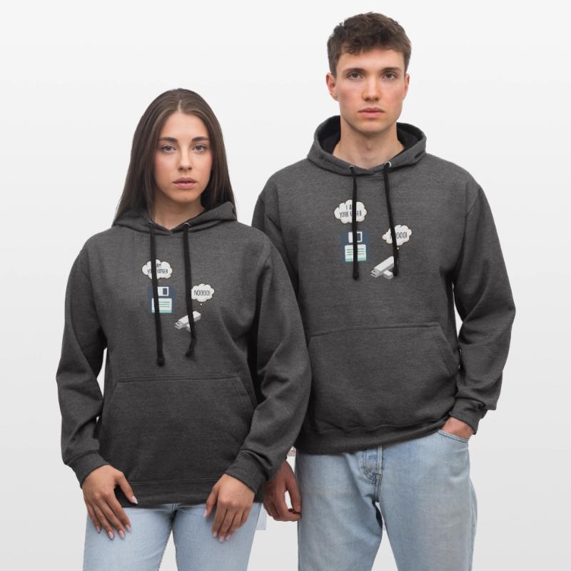 Nerd Programming Software Developer Code Geek Sweat à capuche contrasté