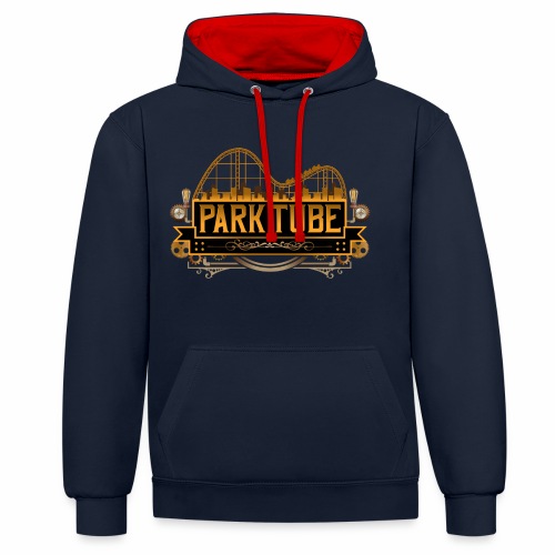 ParkTube Steampunk Logo - Kontrast-Hoodie