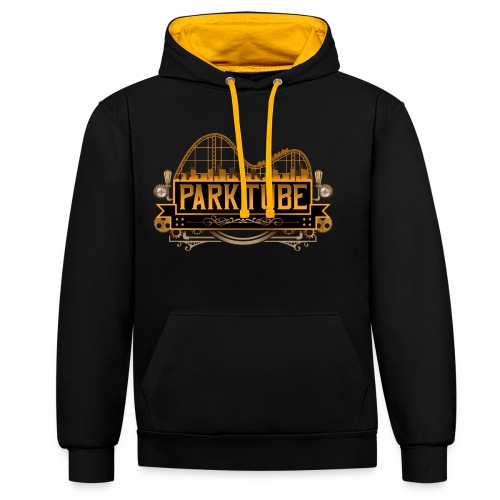 ParkTube Steampunk Logo - Kontrast-Hoodie