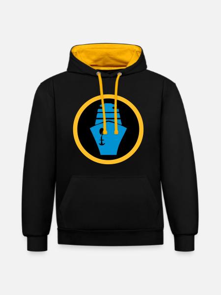 Ship | Cruise | Ferry - Contrast hoodie - black/gold