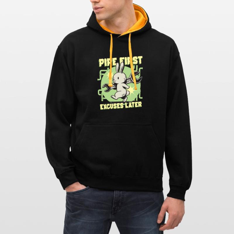 Pipelayer Pipe Builder Pipe First Contrast hoodie