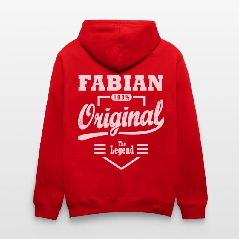 Fabian original gift personalized first name fabian Contrast hoodie