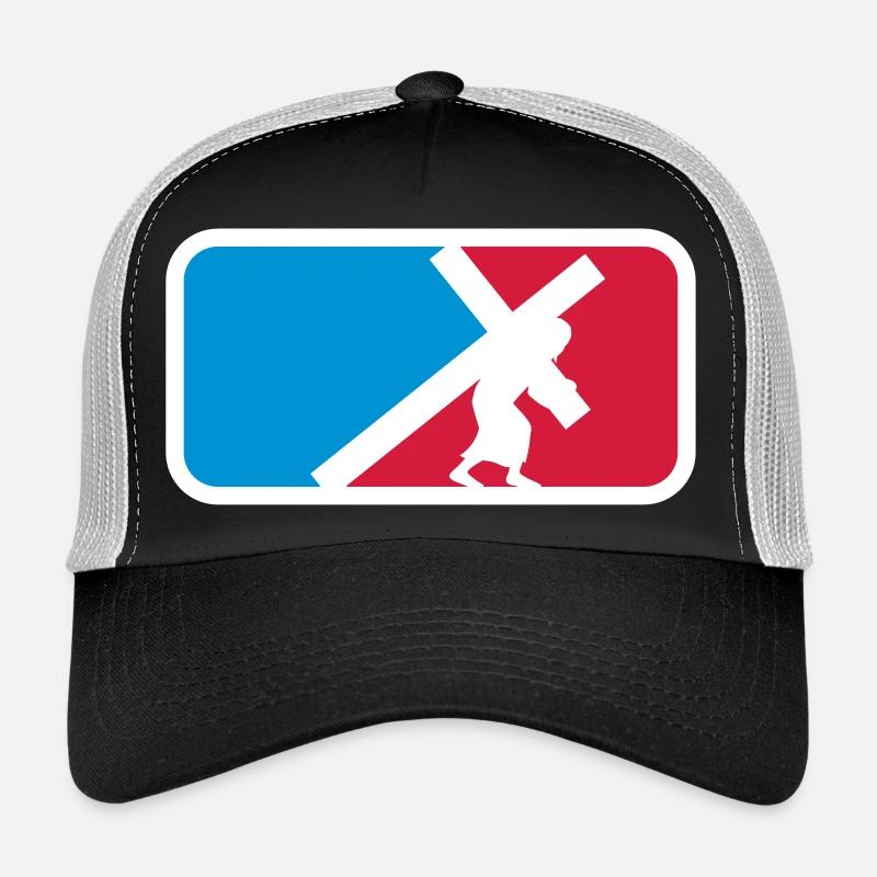 Crucifixion, drag, heavy, last, jesus, god, condem Trucker Cap