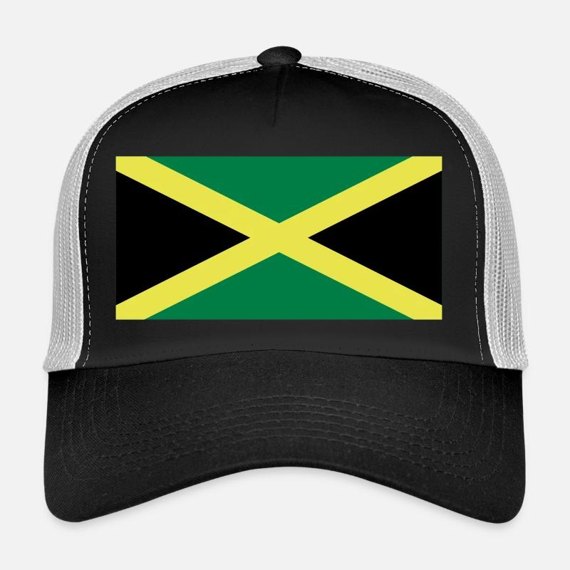 Jamaika - Trucker Cap - Schwarz/Steingrau