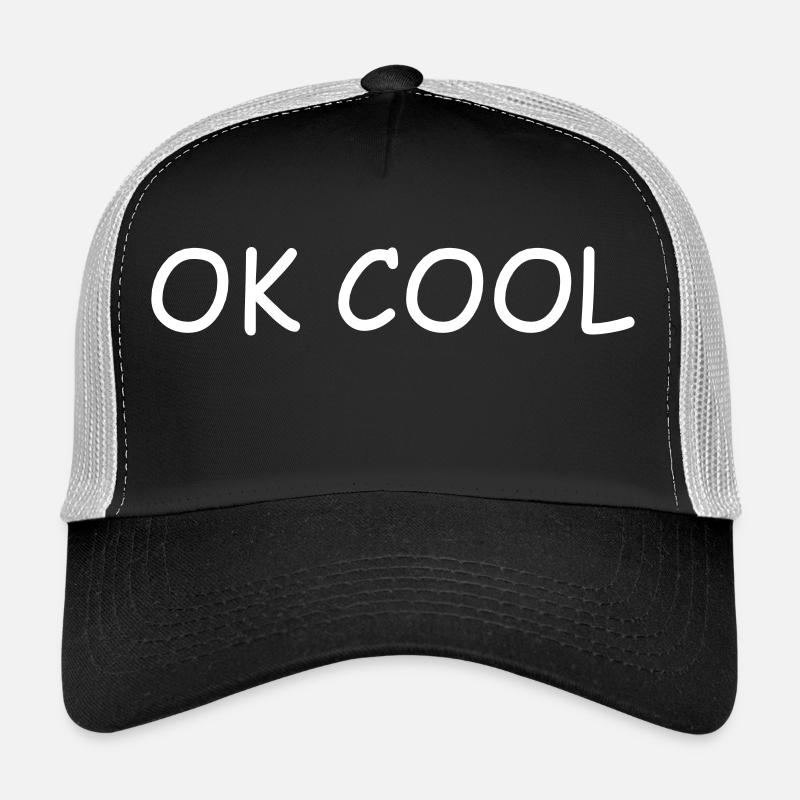 ok cool weiss Trucker Cap