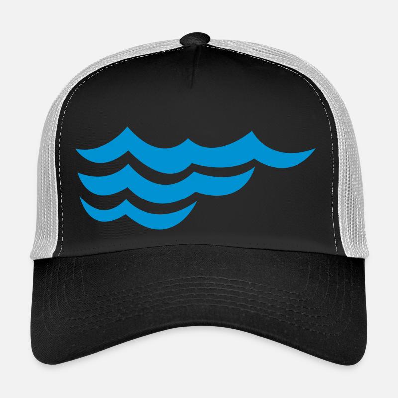 vagues de l'océan Casquette trucker 