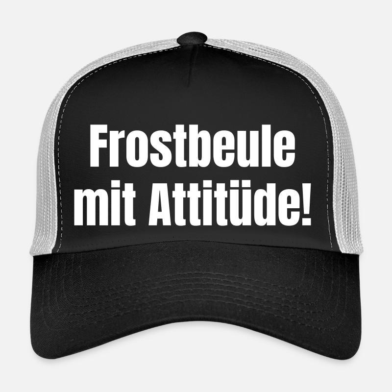 Des engelures avec de l’attitude ! Casquette trucker 