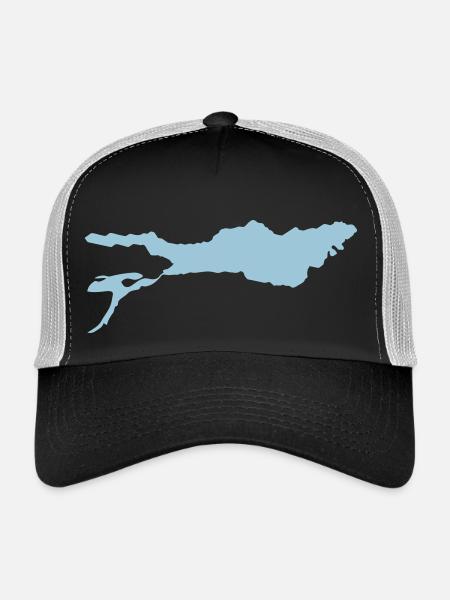 bodensee - Trucker Cap - Schwarz/Steingrau