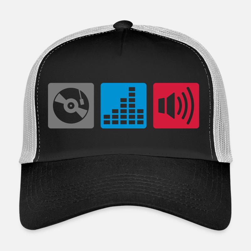 Music - DJ - Trucker Cap - black/stone grey