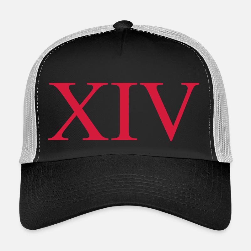 14 - Trucker Cap - black/stone grey