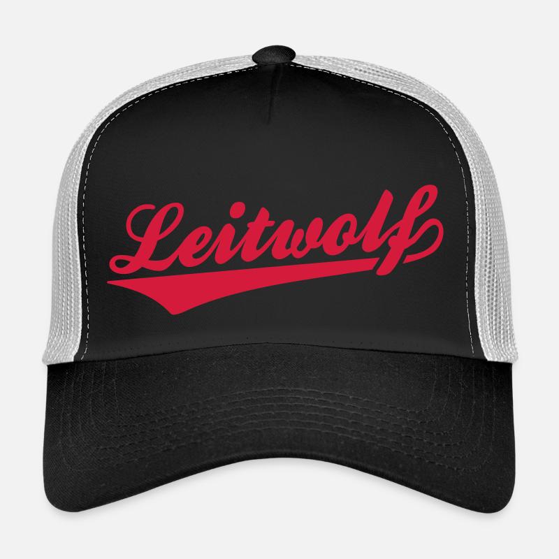 Leitwolf - Trucker Cap - Schwarz/Steingrau