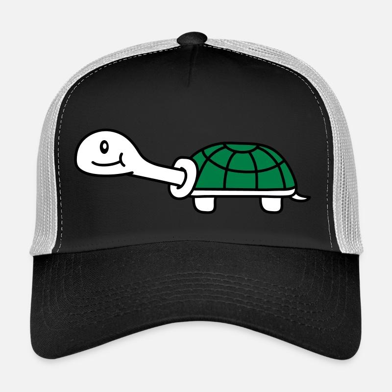 Cute Turtle - Trucker Cap - Schwarz/Steingrau