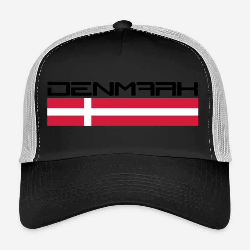 Denmark Logo Design Trucker Cap