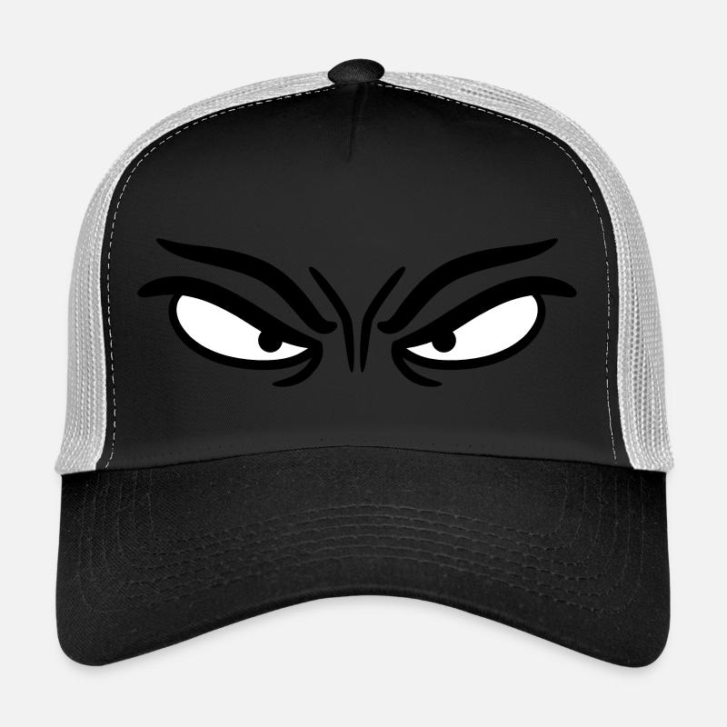Böser Blick - Trucker Cap - Schwarz/Steingrau