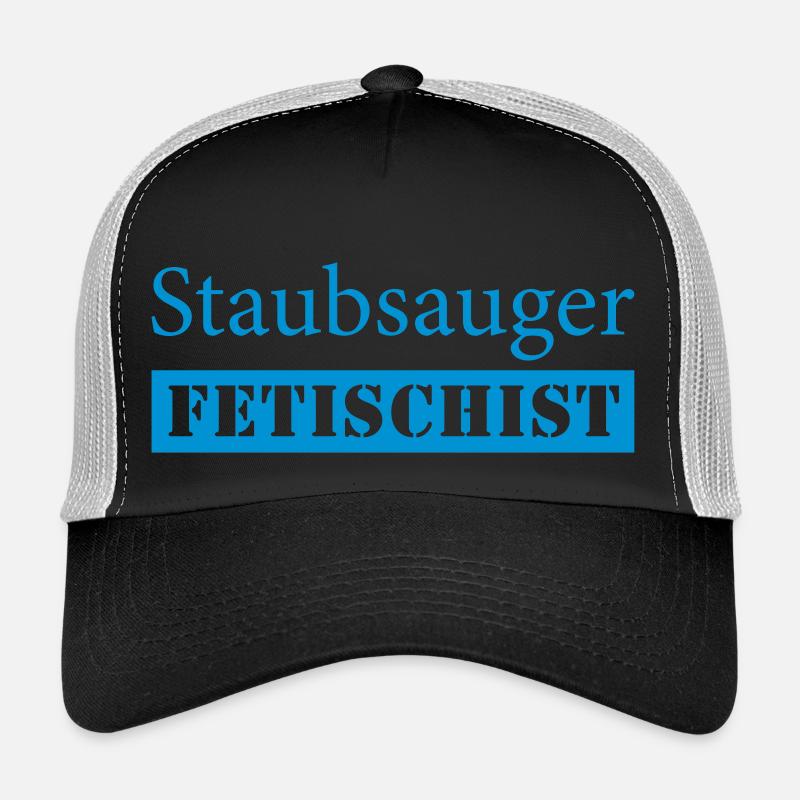 Staubsauger Fetischist - Trucker Cap - Schwarz/Steingrau