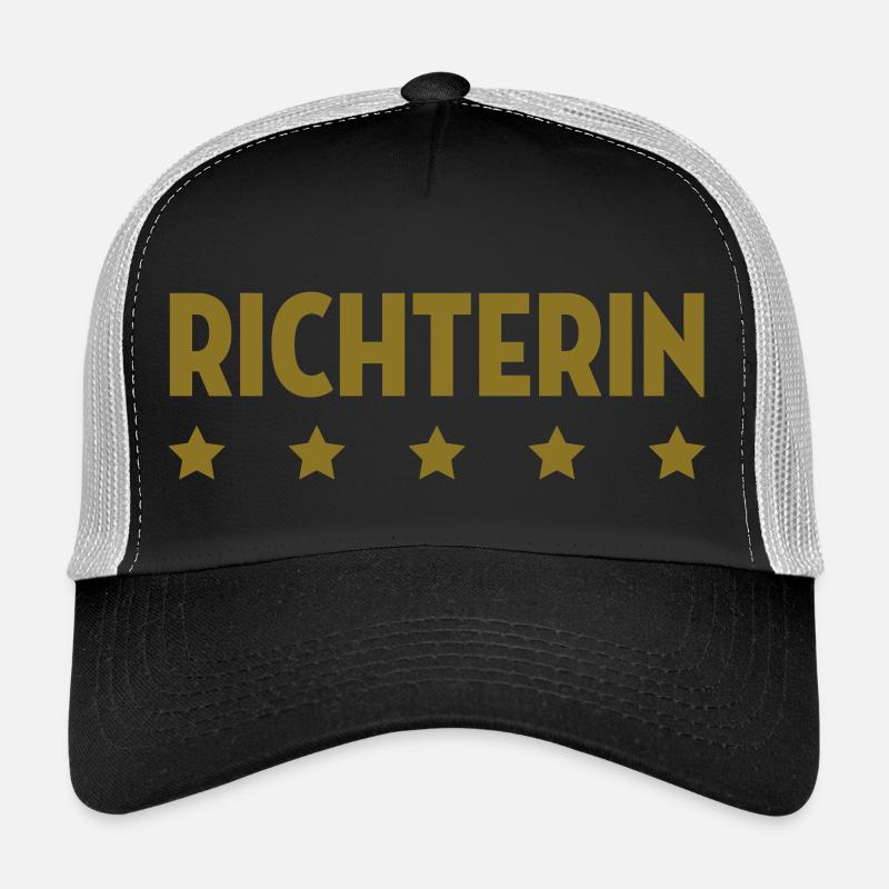 Richter Richterin Recht Gericht Rechtsanwalt - Trucker Cap - Schwarz/Steingrau