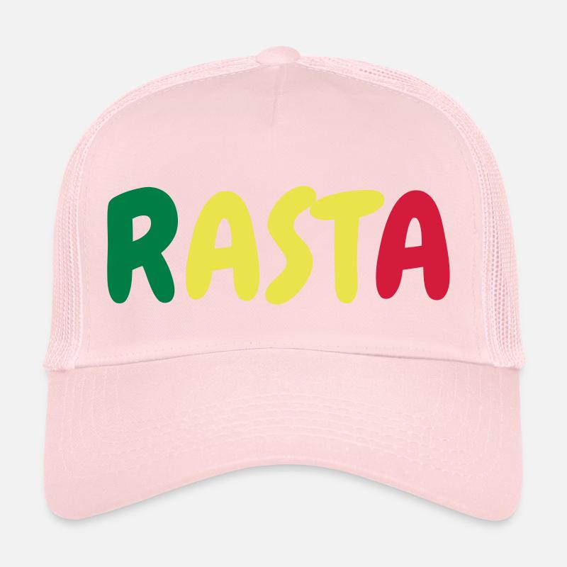 Cannabis / Haschich / Marijuana / Reggae / Rasta Casquette trucker 