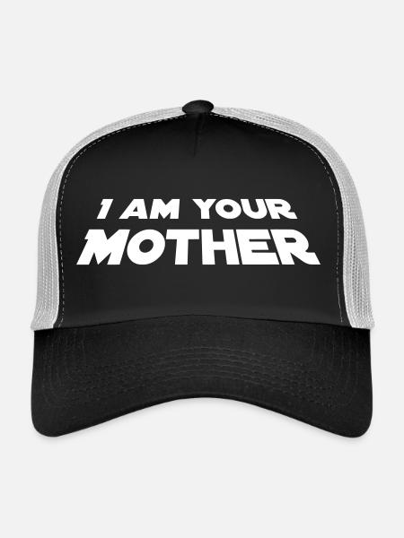 Je suis ta mère - Casquette trucker  - noir/gris pierre - Devant