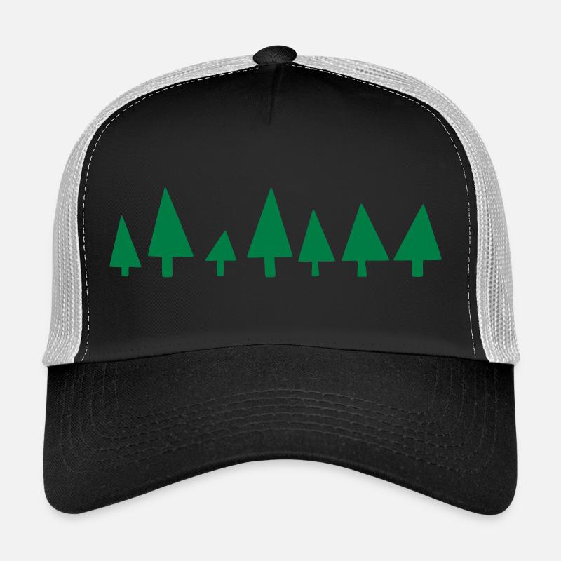 Tannenbaum - Trucker Cap - Schwarz/Steingrau