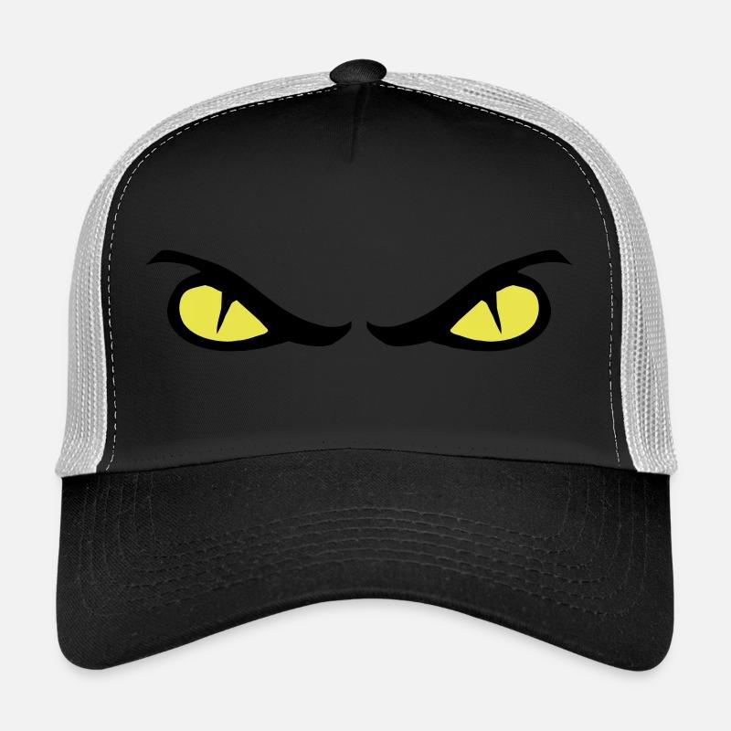 eyes - Trucker Cap - black/stone grey