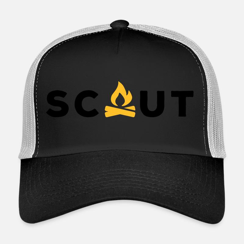 Scout - Trucker Cap - Schwarz/Steingrau