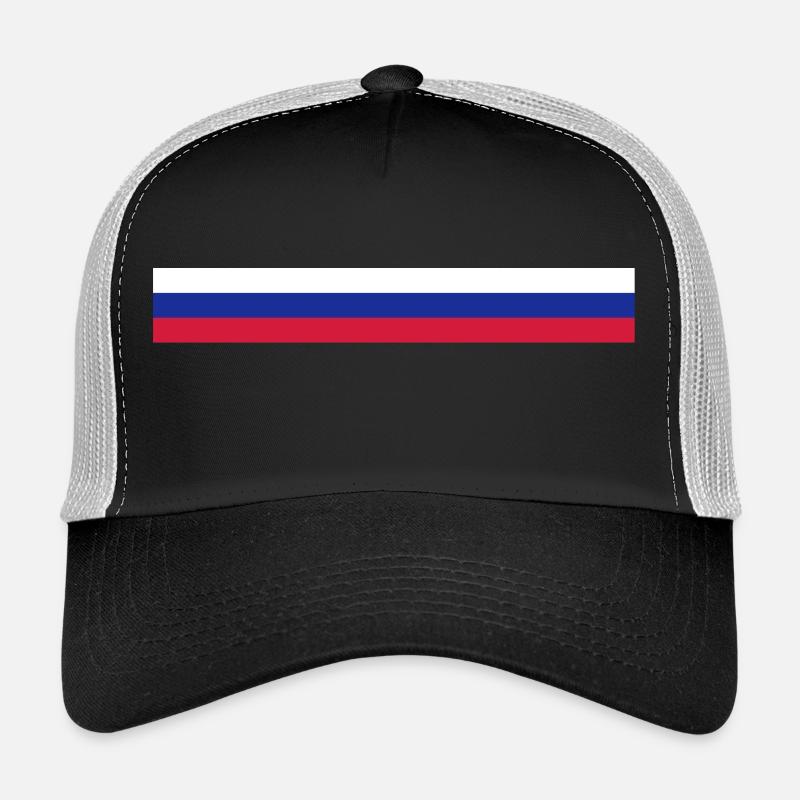 Russische Flagge (Lang) Trucker Cap